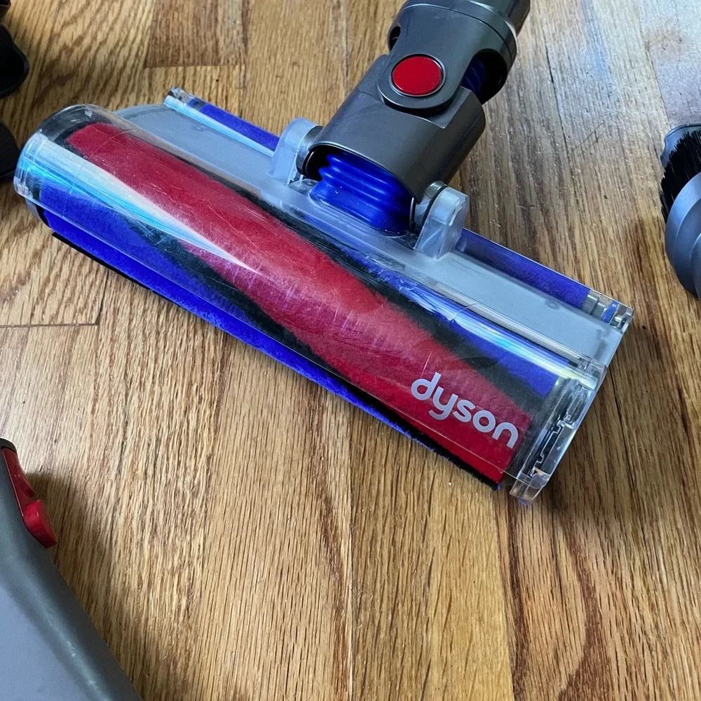 Dyson Cleaning Tool Kit in Gray, Red, and Blue - Picture 3 of 4